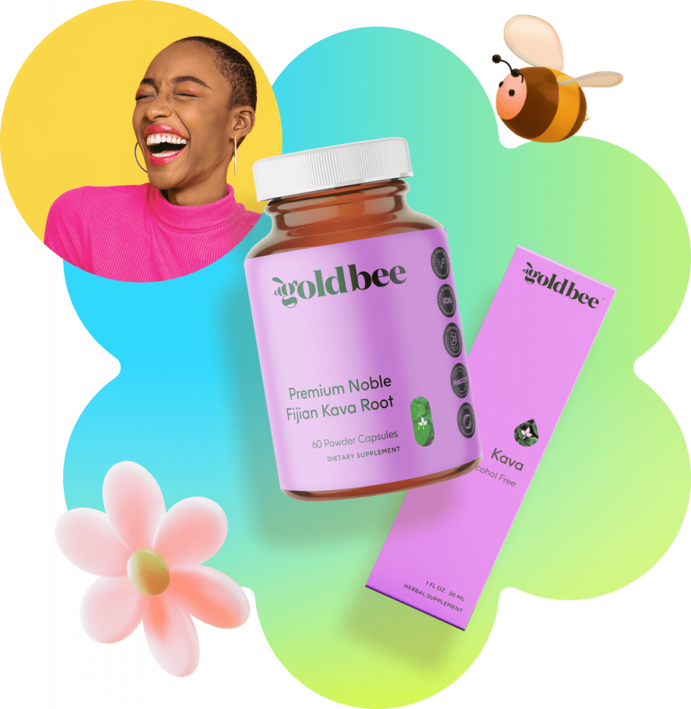 Kava Root Liquid Extract Tincture Gold Bee